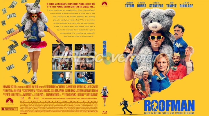 normal Roofman 2025 Custom Blu ray Cover