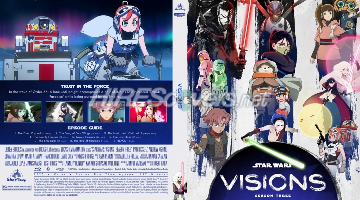 normal Star Wars Visions 2025 Season Three Custom Ultra HD 4k Cover