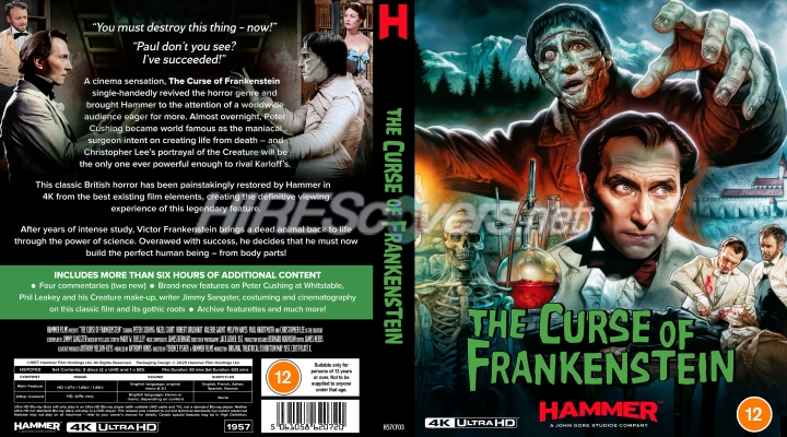 normal The Curse of Frankenstein 4K 1957
