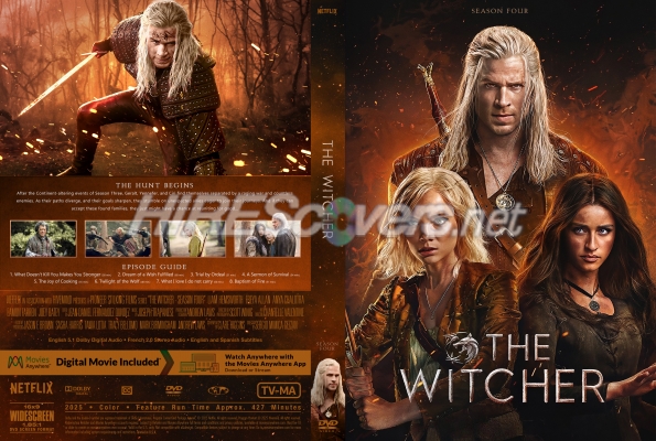 normal Witcher The 2025 Season 4 Custom DVD Cover