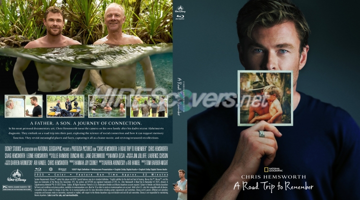 normal Chris Hemsworth A Road Trip to Remember 2025 Custom Blu ray Cover