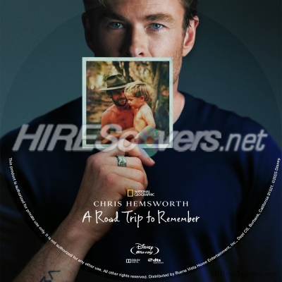 normal Chris Hemsworth A Road Trip to Remember 2025 Custom Blu ray Label