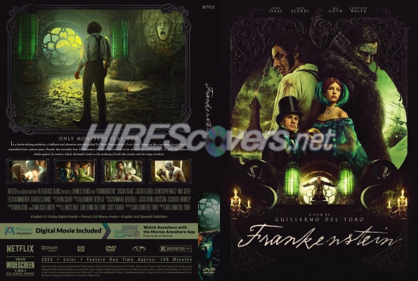 normal Frankenstein 2025 Custrom DVD Cover