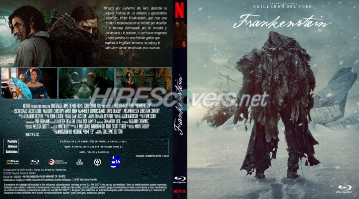 normal Frankenstein 2025 caja Bluray Netflix