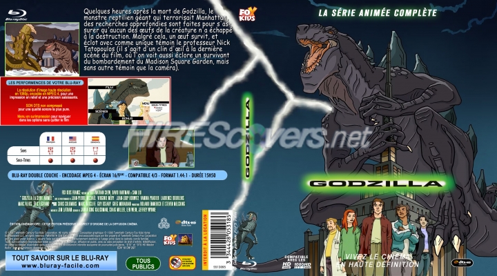 normal GODZILLA LA SERIE ANIMEE Jaquette Blu ray