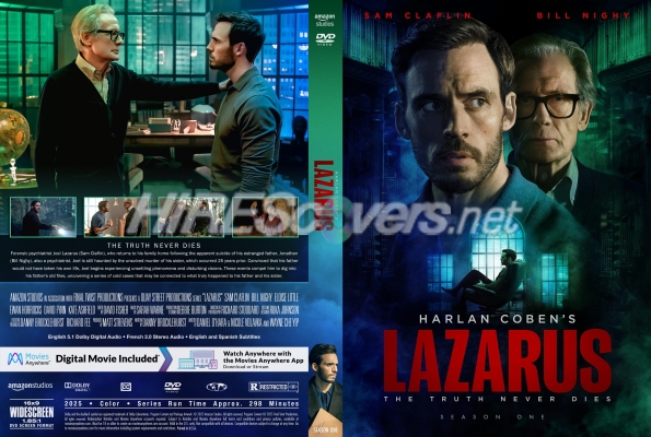 normal Harlan Coben s Lazarus 2025 Season One Custom DVD Cover