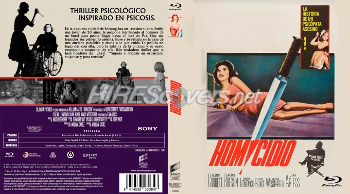 normal Homicidio caja Bluray Columbia Sony