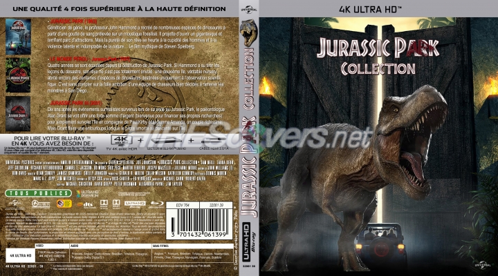 normal JURASSIC PARK COLLECTION Jaquette Blu ray0