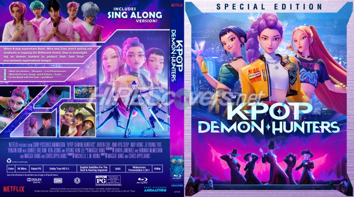 normal KPop Demon Hunters Custom Blu Cover