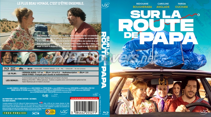 normal LA ROUTE DE PAPA Jaquette Blu ray
