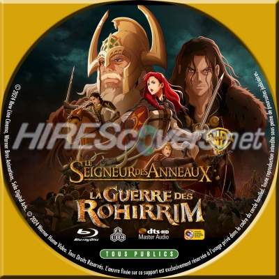 normal LE SEIGNEUR DES ANNEAUX LA GUERRE DES ROHIRRIM Sticker Blu ray