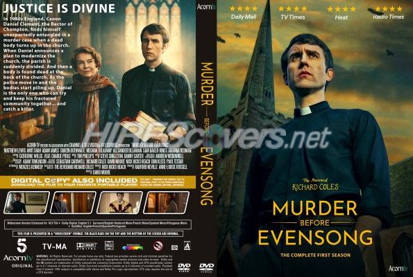normal Murder Before Evensong dvd cover