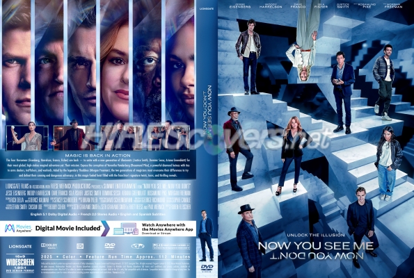 normal Now You See Me Now You Don t 2025 Custom DVD Cover