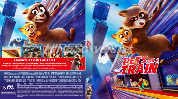 normal Pets on A Train 2025 Custom Blu ray Cover