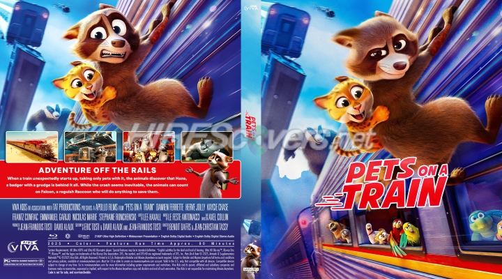 normal Pets on A Train 2025 Custom Ultra HD 4k Cover