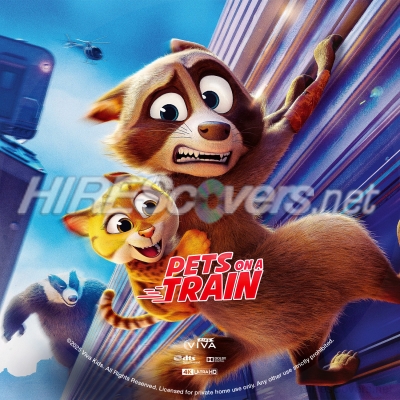 normal Pets on A Train 2025 Custom Ultra HD 4k Label