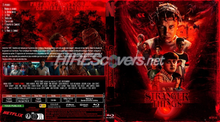 normal STRANGER THINGS SAISON 5 Jaquette Blu ray