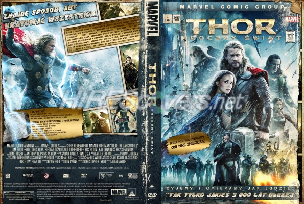 normal Thor 2 The Dark World DVD cover Marvel Comics Collection by Matush