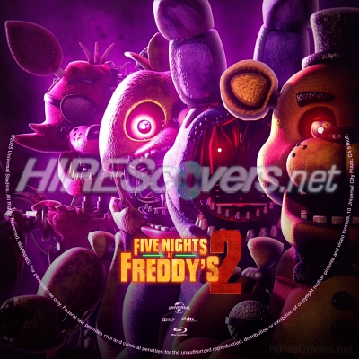 normal Five Nights at Freddy s 2 2025 Custom Blu ray Label