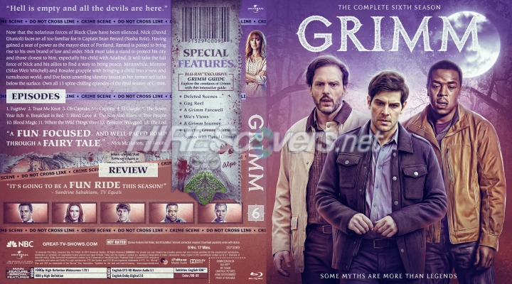 normal Grimm Season 6 Blu ray Cover