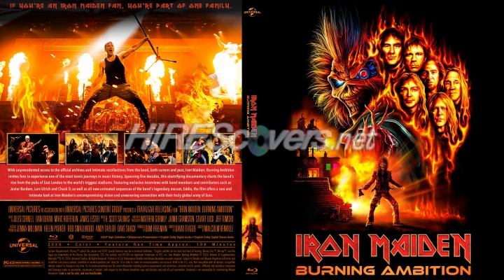 normal Iron Maiden Burning Ambition 28202629 Custom Blu ray Cover