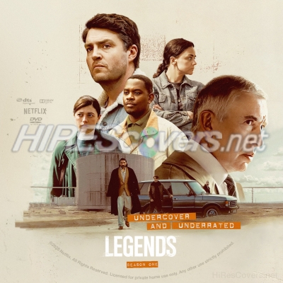normal Legends 28202629 Season One Custom DVD Label