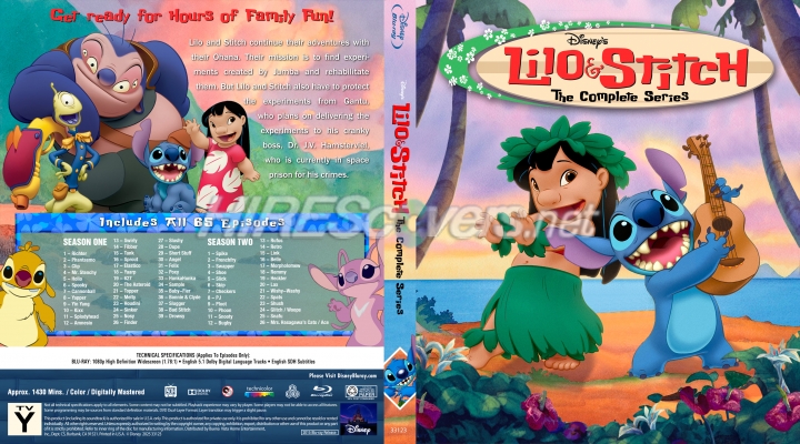 normal Lilo and Stitch The Complete Series Custom Blu Cover