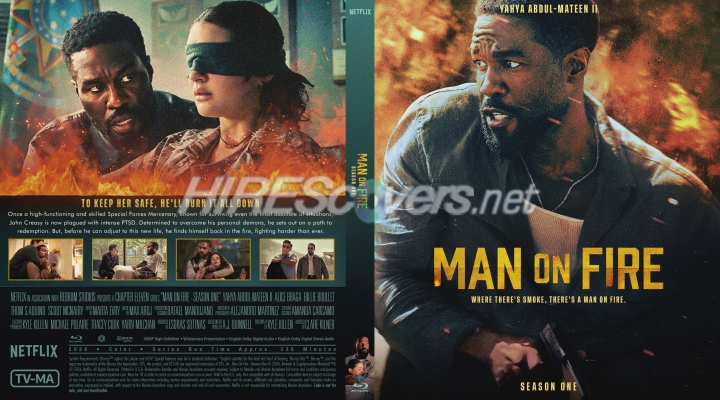normal Man on Fire 28202629 Season One Custom Blu ray Cover