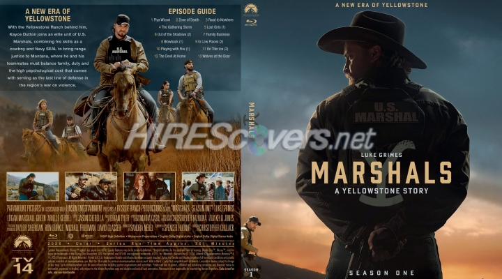 normal Marshals 28202629 Season One Custom Blu ray Cover