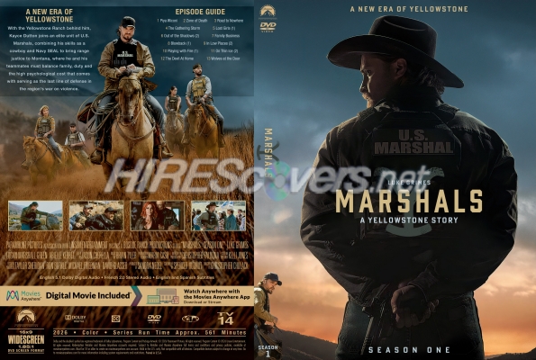 normal Marshals 28202629 Season One Custom DVD Cover