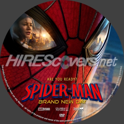 normal Spider Man Brand New Day dvd label