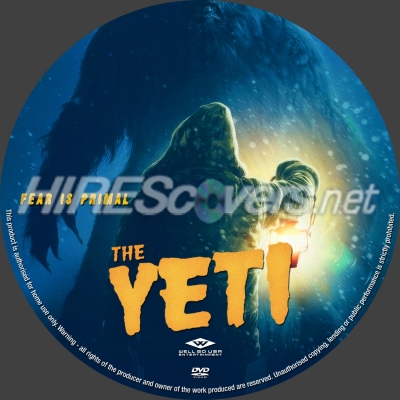 normal The Yeti dvd label